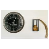 Badauf 24" Clock, plus Shelf, Pot, Driftwood Badauf 24" Clock, plus Shelf, Pot, Driftwood
