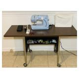 Kenmore Sewing Machine, Accessories, Cover, Table Kenmore Sewing Machine, Accessories, Cover, Table