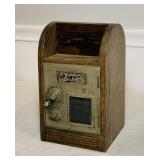 Old Bank, Has Combination, 10" high Old Bank, Has Combination, 10" high