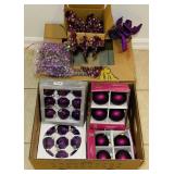 Purple Themed Christmas tree Decorations Purple Themed Christmas tree Decorations