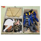 Quick Grip Clamps and Box of O-Rings Quick Grip Clamps and Box of O-Rings