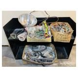 Metal Shelf w/ U Bolts/Clamps, Hose Clamps, Metal Shelf w/ U Bolts/Clamps, Hose Clamps,