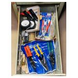 Drawer of Snips, Eyelet Plyers, etc Drawer of Snips, Eyelet Plyers, etc