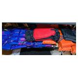 Lot of Life Vests and Jackets, Adult Size, 1