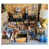 Garage Clean up pile, Shelf Brackets, Wire, Garage Clean up pile, Shelf Brackets, Wire,