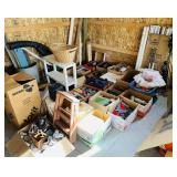 Garage Contens cleanup, Ladder, Pans, Meat Garage Contens cleanup, Ladder, Pans, Meat