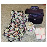 Padded Bingo Seat and Bag Full of accessories, Padded Bingo Seat and Bag Full of accessories,