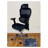 Office Chair and Eureka Foot Rest