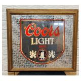 Coors Light Lighted Beer Mirror, works