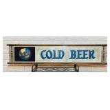 Schlitz Beer Wood and Plastic Sign
