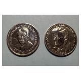2 Double Eagle Commemorative Coins, 1984 Clinton,