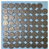 (60)  1950ï¿½s Nickels, (3) 1960, 1960, 1961