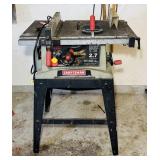 Craftsman 10ï¿½ Table Saw, Dirty but Works