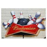 NEW Budweiser Metal Beer Sign