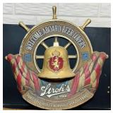 Strohï¿½s Beer Plastic Sign