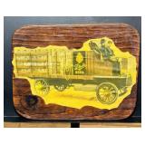 Strohï¿½s Beer Sign on A Pine Board