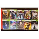 10 XBOX 360 Games, all in cases