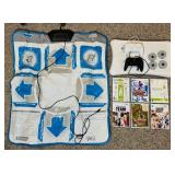 6 Wii Games, 2 Controllers, Wii Fit, Pad