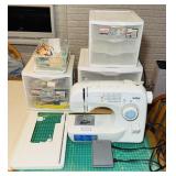 Brother XL-3750 Sewing Machine, plus 3 Sets of