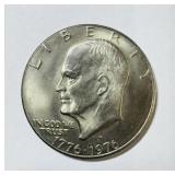 1776-1976 D Eisenhower Liberty Bell Moon One