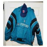 Pistons Starter Pull Over Jacket, size XL