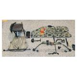 Hoyt USA RH Compound Bow, Arrows, Release,