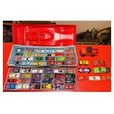 Vintage Hotwheels plus 48 place case