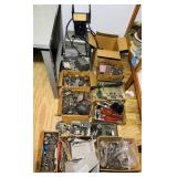 Boxes of Electronic Items plus 3 Bags of Tubes