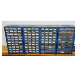 4 Storage Bins, 40 Drawers Each, Full of