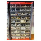 40 Drawer Bin Full of Screws, Brass Fittings, etc