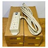 4 NOS 4 Outlet Power Strips