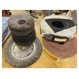 Never used Osborne 15' Wire Wheel, 2 Abrasive