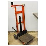 Welcome Hydraulic Platform Lift Dolly, 4 Wheels,