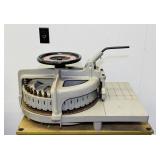Bradley H2 Stencil Machine, restored, on metal
