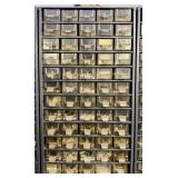 60 Drawer Metal Bin Full of Bolts, Screws, etc