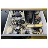Drawer full of Rubber Rollers and Gears