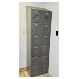 12 Door Lockers, 24' w x 15' d x 78.5' h