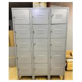 Metal Lockers, 45' w x 15' d x 66' h