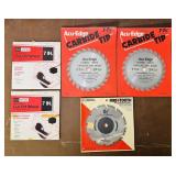3 Sealed Blades, 2 7' Cut off wheel blades