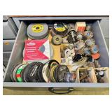 Drawer Full of Grinding Wheels and Cut Off