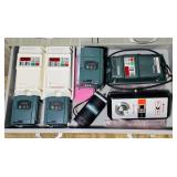 3 Reliance SP500, 3 SP120, 1 impak Drive,