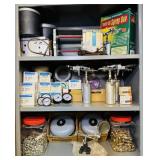 Cabinet Contents, 2 Bells, Brass hardware,