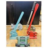 5 Benchtop Tools, Foley Scissor Vise, Porter