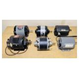 6 Electric Motors, all Untested, no plug ends
