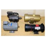 4 Electric Motors, no Plug ends so all untested