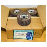 Grind-o-Flex Wheels, (10) 80 grit, 4'