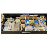 Drawer Full of Hardware, S Hooks, Bolts, Screws,