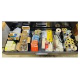 Drawer Full of Hose Clamps, Brass Elbows, U Bolt