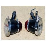 Vintage Cowl light & Red Lights,  1920's-30's
