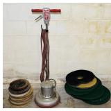 Clarke  Floor Machine with Brushes and Pads,